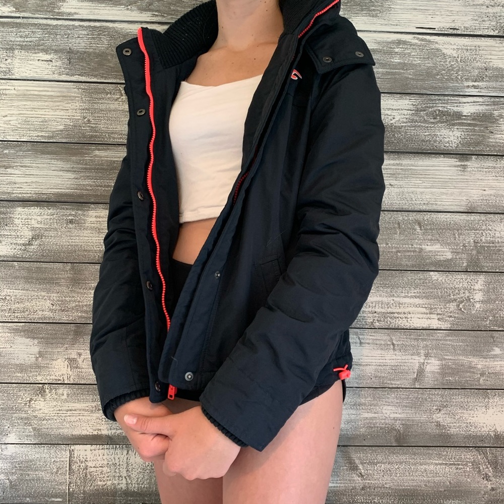 Hollister snow jacket!